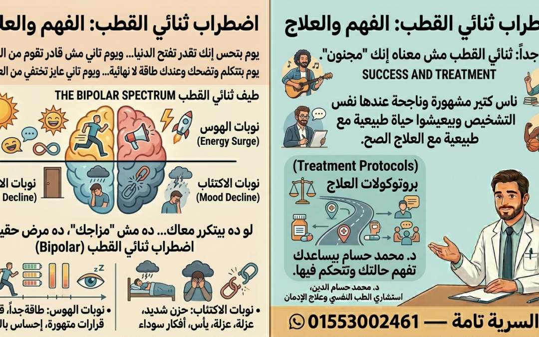 الأضطراب الوجداني ثنائي القطب — لما المزاج يتحكم في حياتك