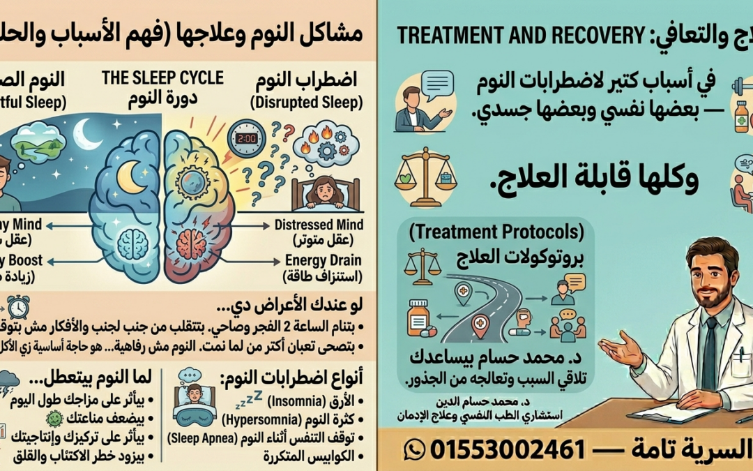 اضطرابات النوم — لما الليل بقى عدوك