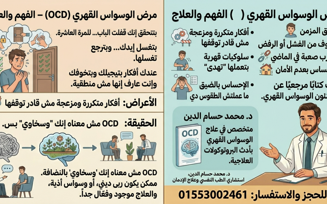 الوسواس القهري — لما التفكير يتحكم فيك