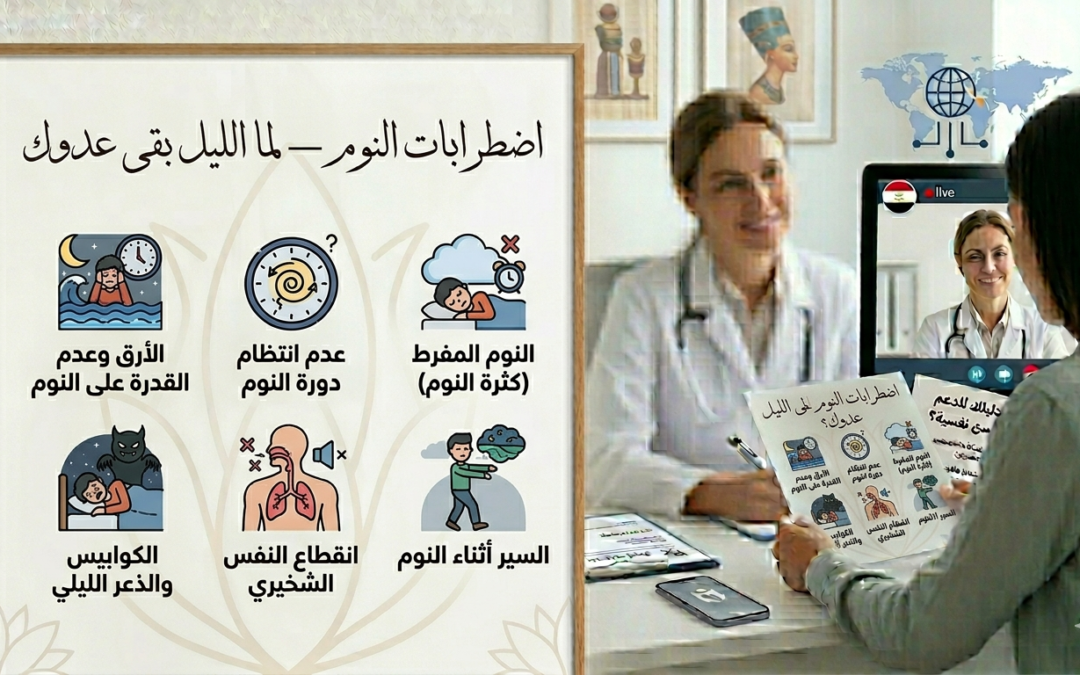 اضطرابات النوم — لما الليل بقى عدوك