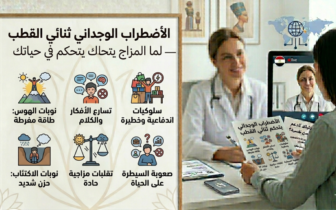 الأضطراب الوجداني ثنائي القطب — لما المزاج يتحكم في حياتك