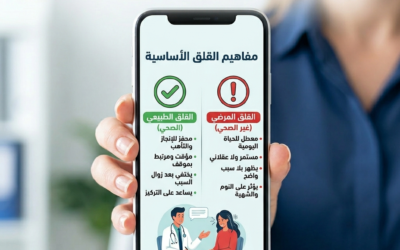 الفرق بين القلق الطبيعي والقلق المرضي
