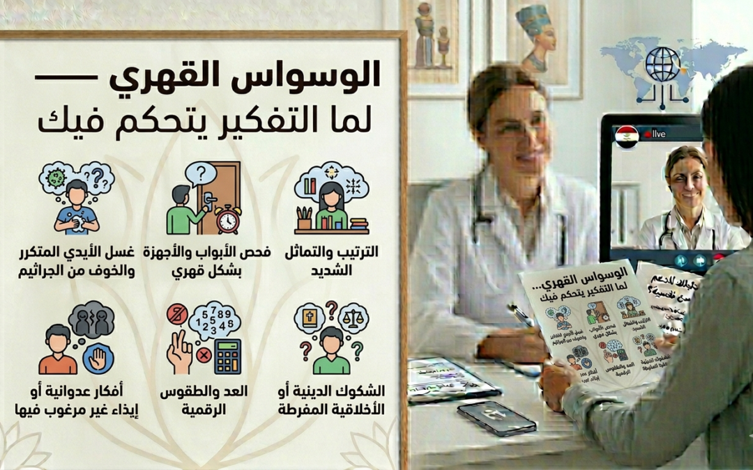 الوسواس القهري — لما التفكير يتحكم فيك