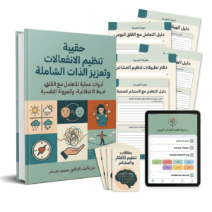 حقيبة تنظيم المشاعر | مجموعة أدوات نفسية عملية للتوازن والهدوء الداخلي