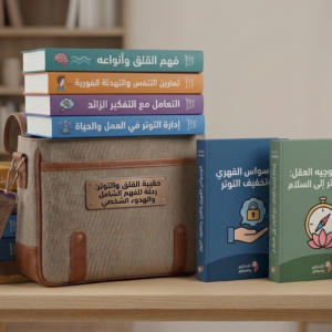 حقيبة القلق والتوتر | أدوات عملية للهدوء والسيطرة على التفكير المرهق
