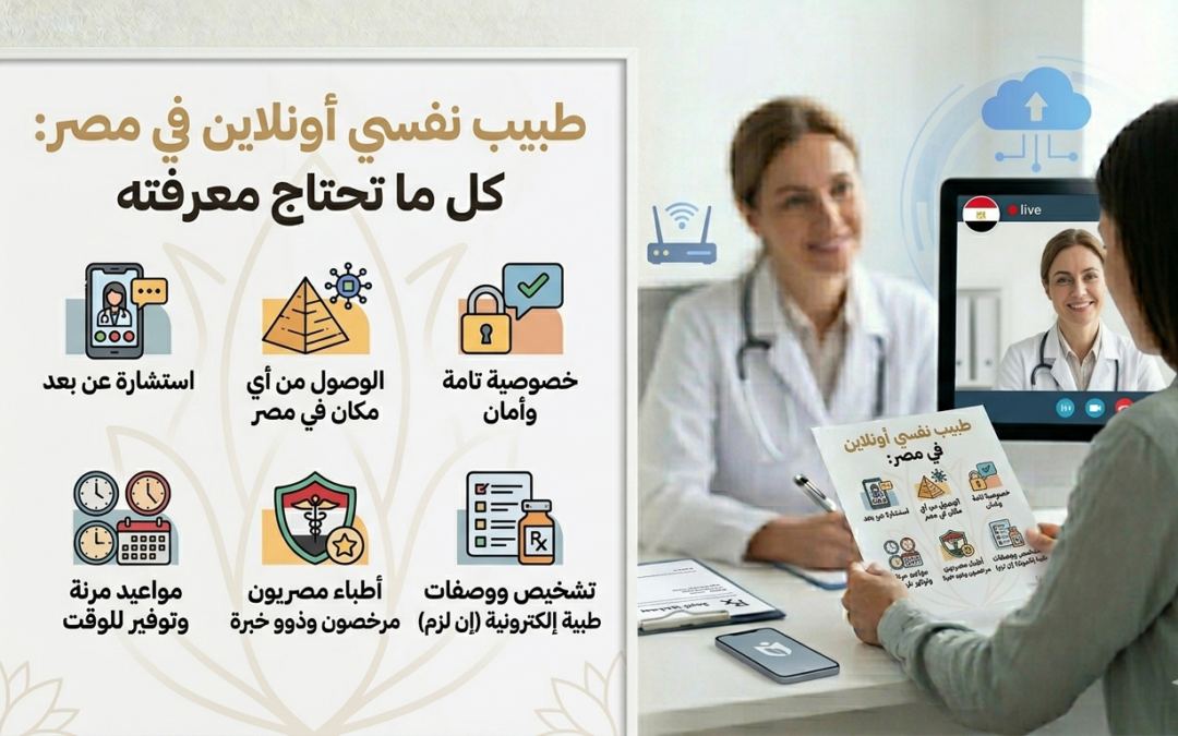 طبيب نفسي أونلاين في مصر: كل ما تحتاج معرفته