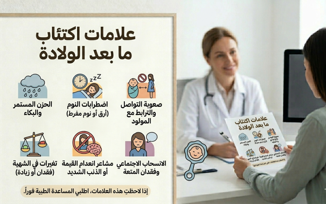 علامات اكتئاب ما بعد الولادة
