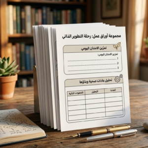 أوراق العمل والتمارين النفسية